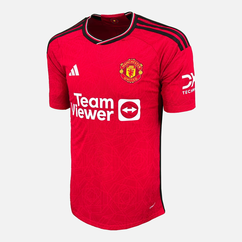 Mason Mount Signed Manchester United Shirt 2023-24 Home [7]