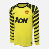 Edwin Van Der Sar Signed Manchester United Shirt 2010-11 Goalkeeper [1]