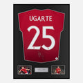 Framed Manuel Ugarte Signed Manchester United Shirt Home 2024-25 [Classic]