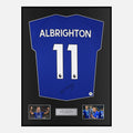 Framed Marc Albrighton Signed Leicester City Shirt [Classic]