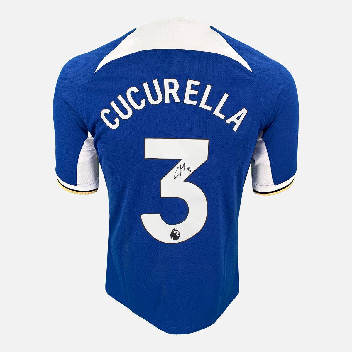 Marc Cucurella Signed Chelsea Shirt 2023-24 Home [3] — Chelsea signed shirt from the 2023 to 2024 season | The Vault