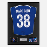 Framed Marc Guiu Signed Chelsea Shirt Home 38 [Modern]