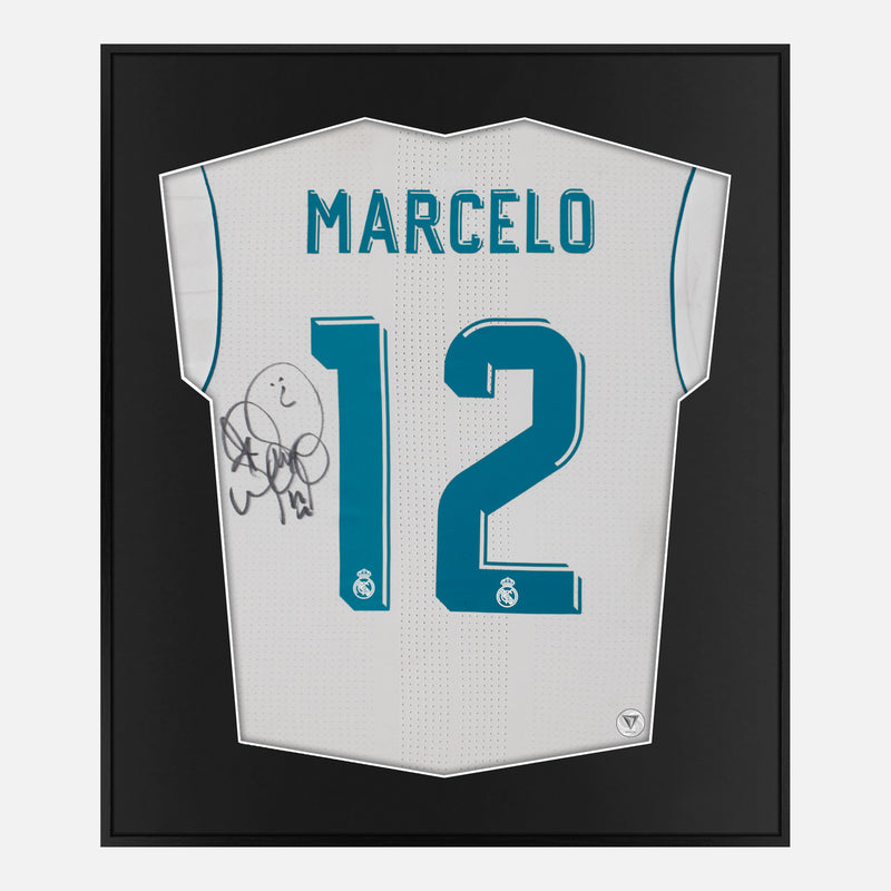 Framed Marcello Signed Real Madrid Shirt, Champions League Final 2018 [Lite]