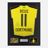 Framed Marco Reus Signed Borussia Dortmund Shirt [Modern]