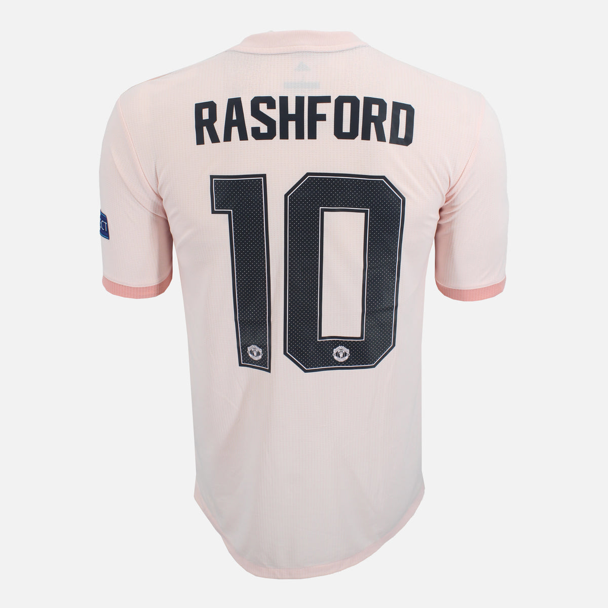 2018-19 Manchester United Away Shirt Authentic Rashford 10 [Excellent] L — Verified official Manchester United shirt, condition graded | The Vault