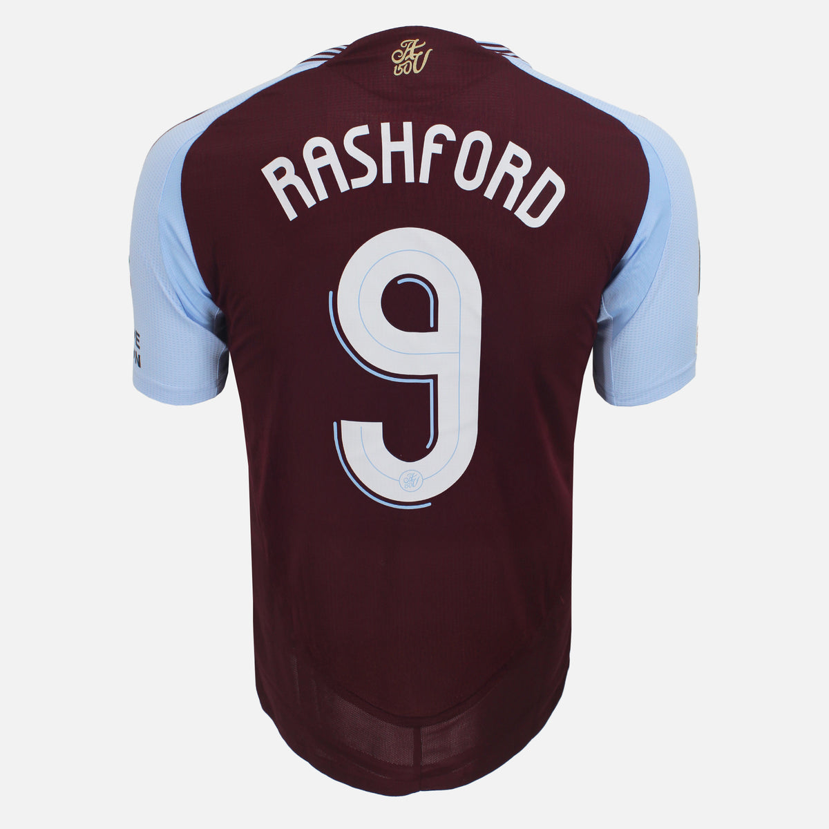 2024-25 Aston Villa Authentic Home Shirt Rashford 9 [New] M — Authentic Aston Villa home football shirt from the 2024-25 season | The Vault