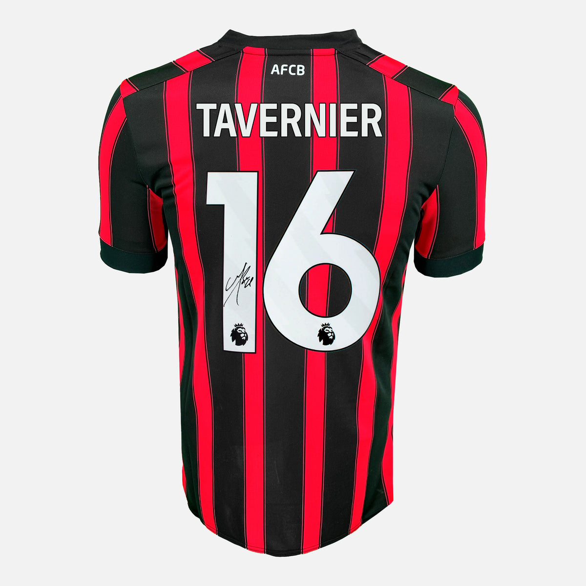 Marcus Tavernier Signed Bournemouth Shirt 2023-24 Home [16] — Bournemouth signed shirt from the 2023 to 2024 season | The Vault