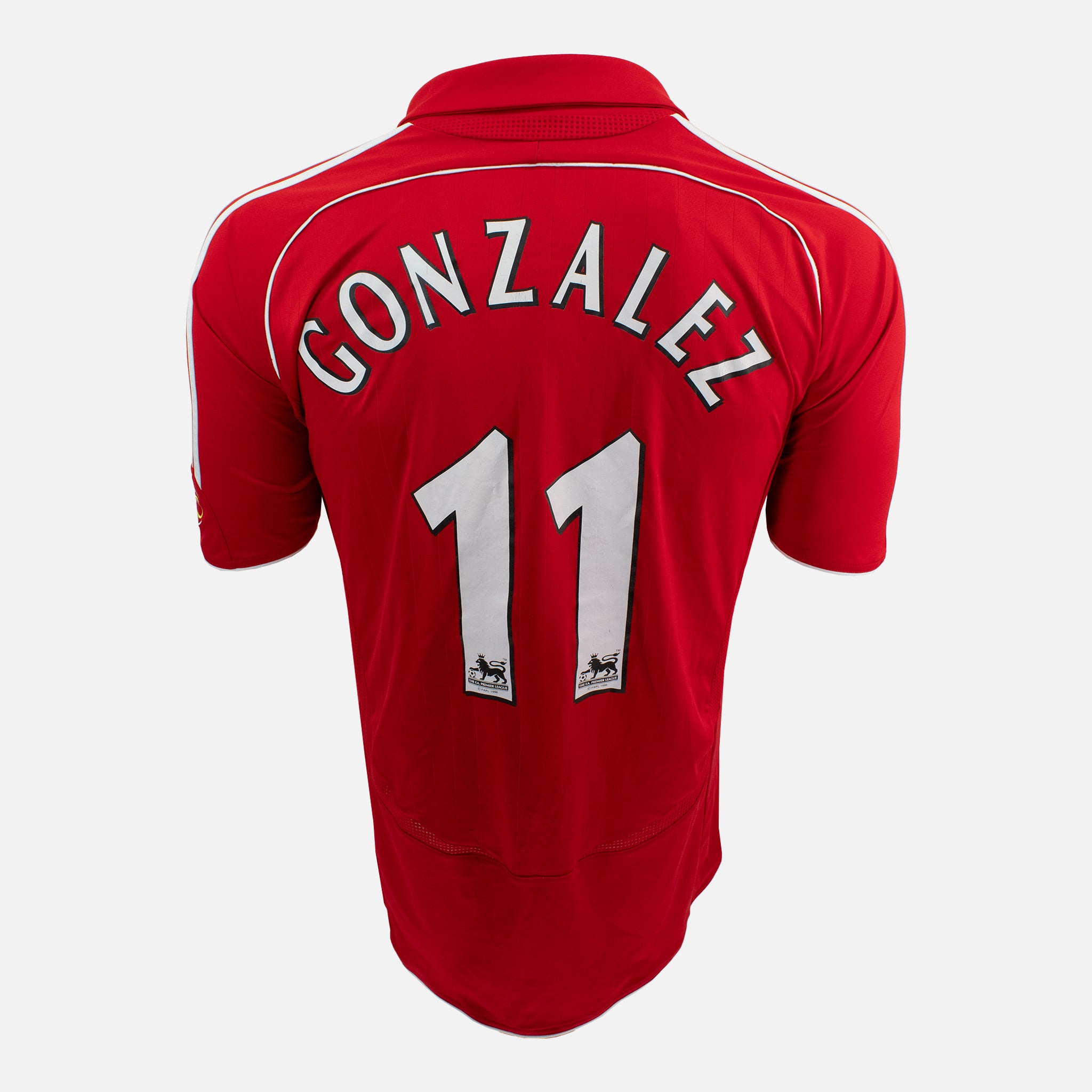Liverpool 2006-08 Home Shirt Gonzalez 11 | Adidas