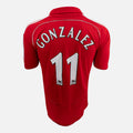 2006-08 Liverpool Home Shirt Gonzalez 11 [Good] L