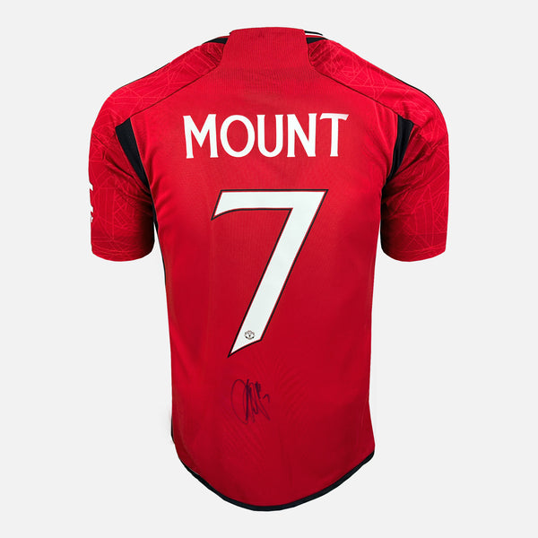 Manchester United MOUNT 7 シャツ Mason Mount Signed Manchester United Shirt | Vault Verified