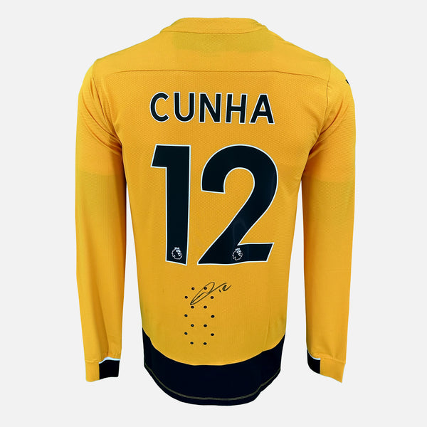 Matheus Cunha Signed Wolves Shirt 2022-23 Home [12]