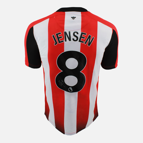 Mathias Jensen Signed Brentford Shirt 2023-25 Home [8]