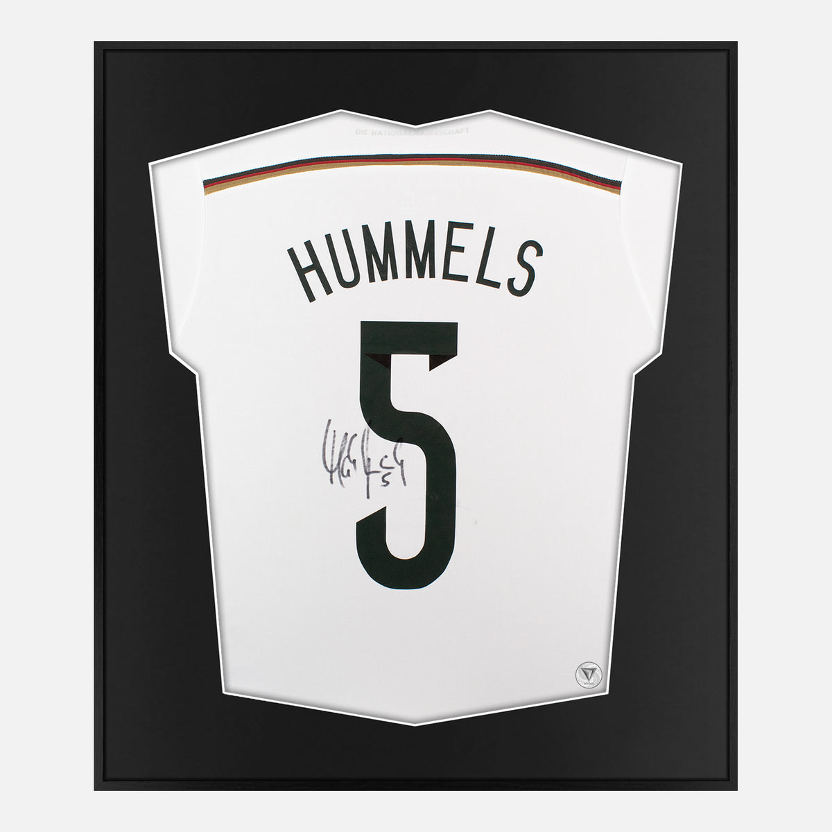 Framed Hummels Signed Shirt, Germany Home [Lite] — Authentic signature with NFC and COA | The Vault