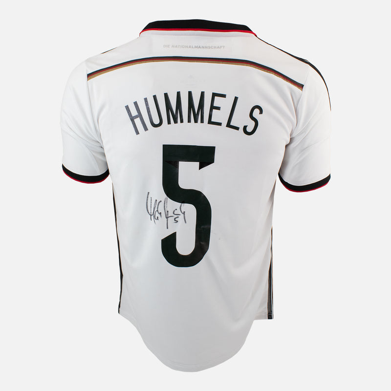 Framed Mats Hummels Signed Germany Shirt 2014 World Cup [Modern]