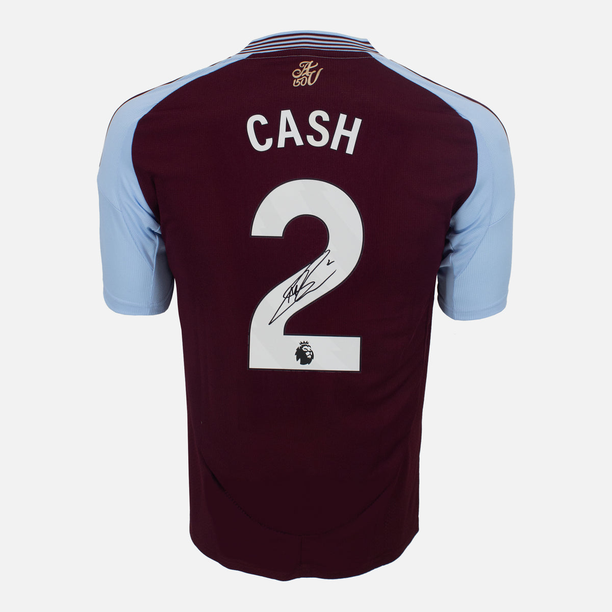 Matty Cash Signed Aston Villa Shirt 2024-25 Home [2] — Official Aston Villa shirt signed by Matty Cash | The Vault