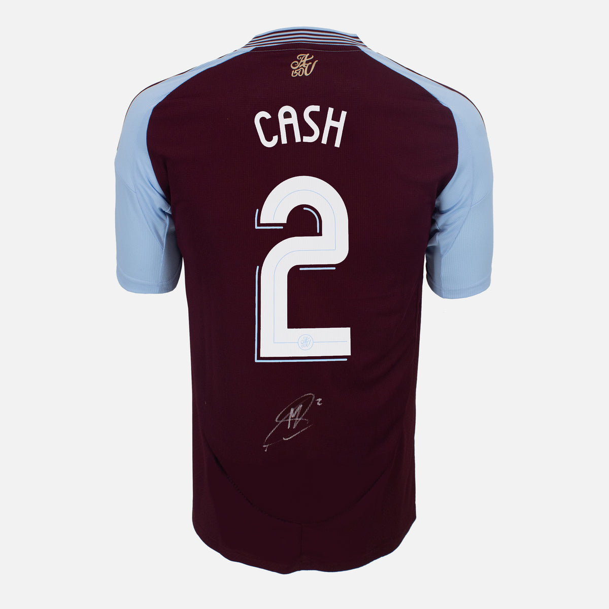 Matty Cash Signed Aston Villa Shirt UCL [2] — Official Aston Villa shirt signed by Matty Cash | The Vault