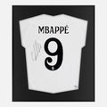 Framed Mbappe Signed Shirt, Real Madrid Home Jersey [Lite]