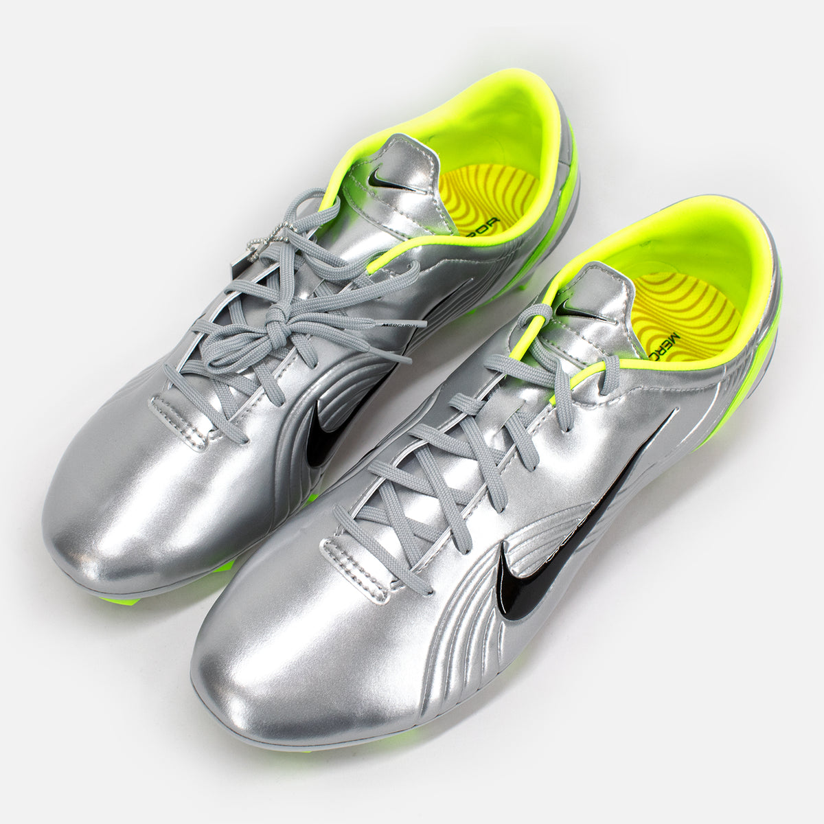 Nike Air Zoom Mercurial Vapor I Elite Boots Silver RGN FG [New] UK 9.5 — Built to wear or collect | The Vault
