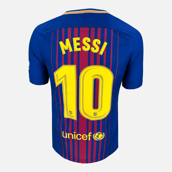 2017-18 Barcelona Home Shirt Messi 10 [Perfect] S