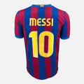 2009-10 Barcelona Home Shirt Messi 10 [Excellent] M