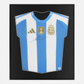 Framed Lionel Messi Signed Argentina Shirt 2024-25 [Lite]