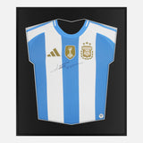 Framed Lionel Messi Signed Argentina Shirt 2024-25 [Lite]
