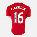 Michael Carrick Signed Manchester United Shirt 2015-16 Home [16]
