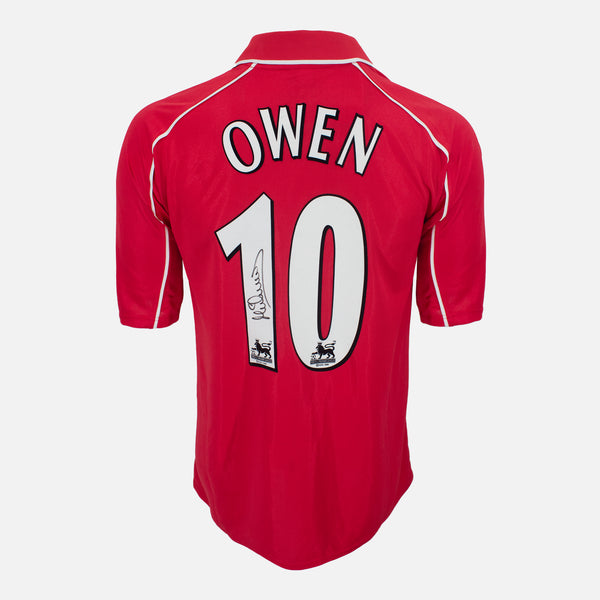 Michael Owen Signed Liverpool Shirt 2000-02 Home [10]