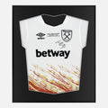 Framed Antonio Signed West Ham Shirt, Conference Winners [Lite]
