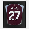 Framed Rogers Signed Shirt, Aston Villa [Lite]