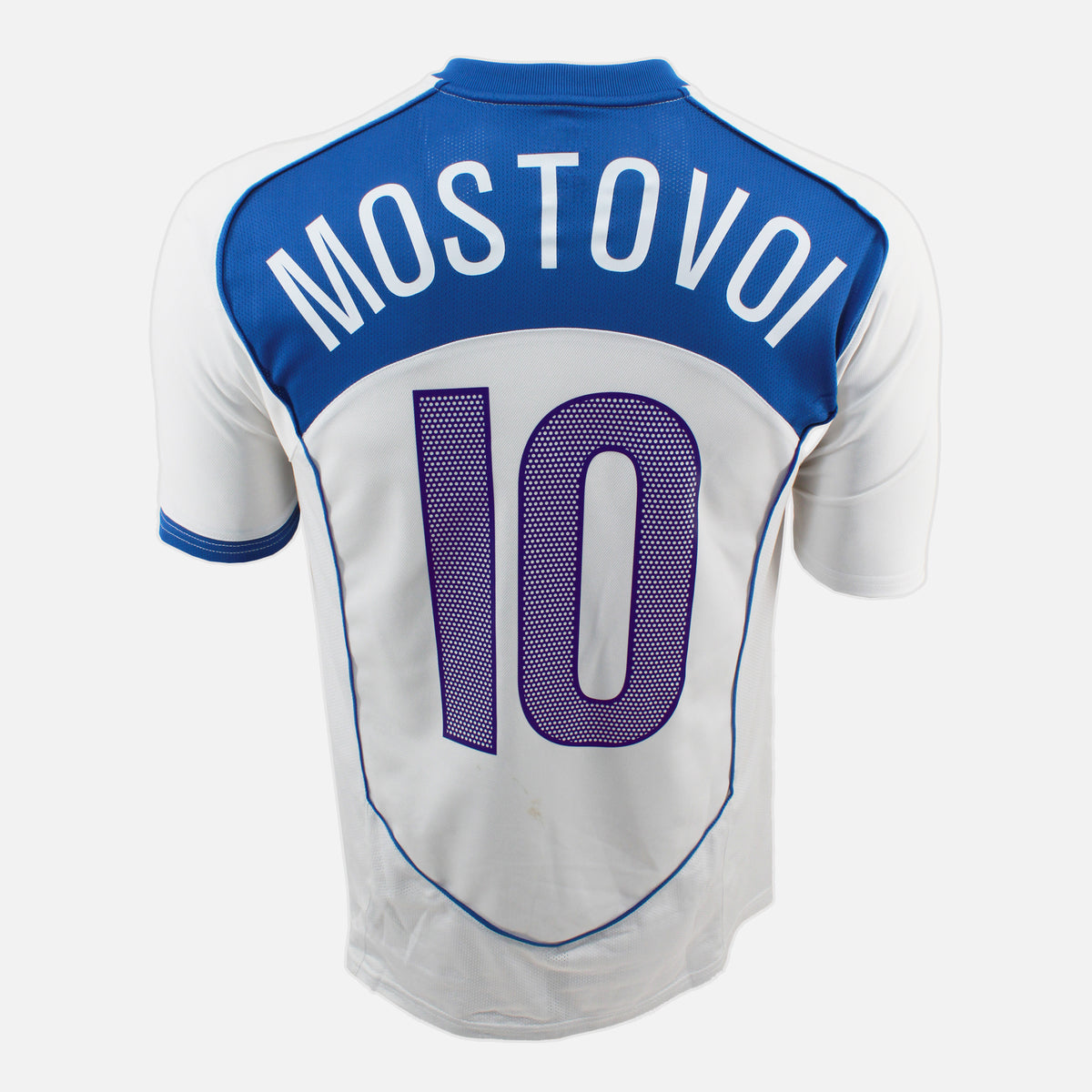 2004-05 Russia Away Shirt Mostovoi 10 [Perfect] M — Verified official Russia shirt, condition graded | The Vault