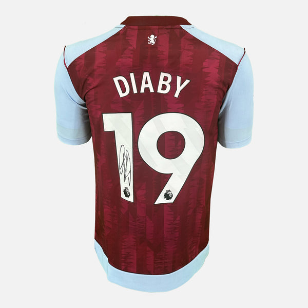 Moussa Diaby Signed Aston Villa Shirt 2023-24 Home [19]