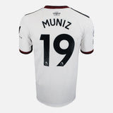 Muniz Match Worn/Issue Squad Signed Fulham Shirt 2022-23 [19]