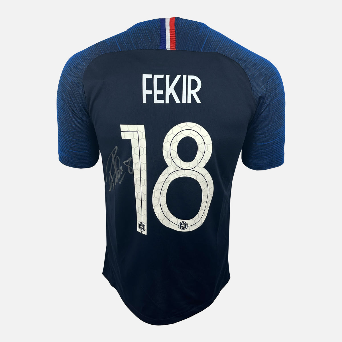 Nabil Fekir Signed France Shirt 2018 World Cup [18] — France signed shirt from the 2018 to 2019 season | The Vault