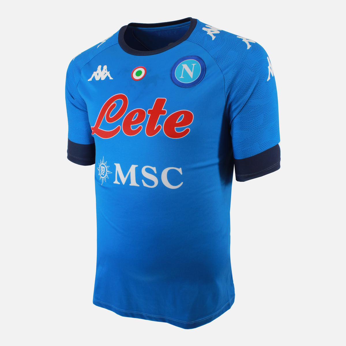 2020-21 Napoli Home Shirt [Excellent] M — Verified official Napoli shirt, condition graded | The Vault