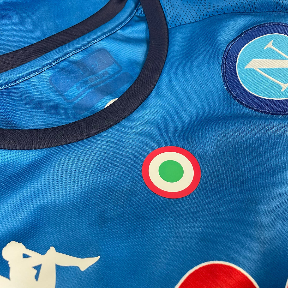 2020-21 Napoli Home Shirt [Excellent] M — Looking after your Napoli Home jersey | The Vault