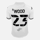 Framed Nathan Wood Signed Swansea City Shirt 2022-23 Home [Modern]