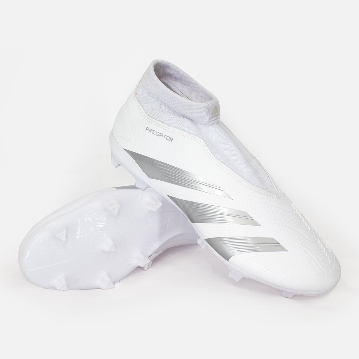 Adidas Predator League Laceless Boots White FG [New] UK 8.5 — Adidas football boots, firm ground | The Vault