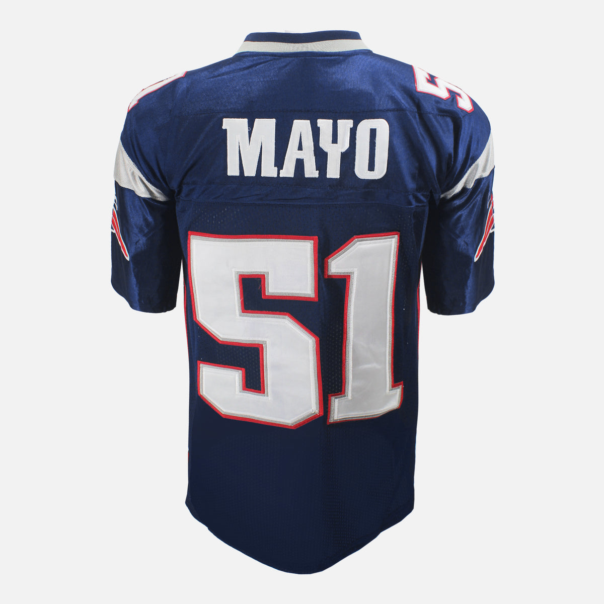 New England Patriots Jersey Reebok Authentic Home Mayo 51 [Excellent] L — Original New England Patriots home nfl jersey | The Vault