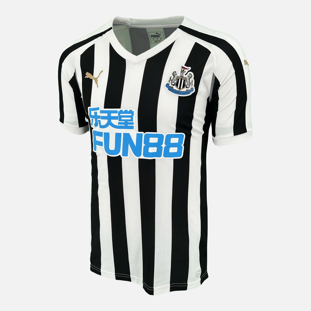 2018-19 Newcastle United Home Shirt [Perfect] M — Verified official Newcastle United shirt, condition graded | The Vault