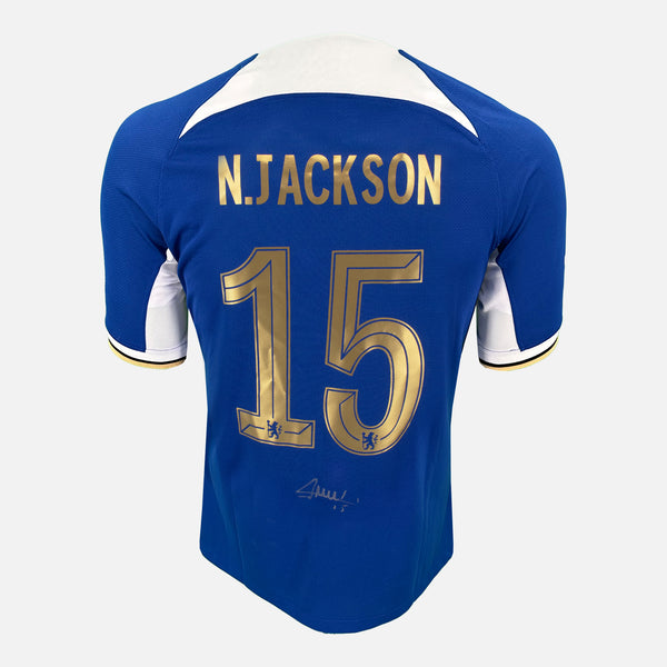 Nicolas Jackson Signed Chelsea Shirt 2023-24 Home [15]