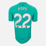 Nick Pope Signed Newcastle United Shirt Goalkeeper Away [22]