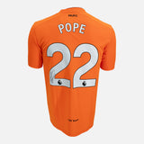 Nick Pope Signed Newcastle United Shirt Goalkeeper Away [22]