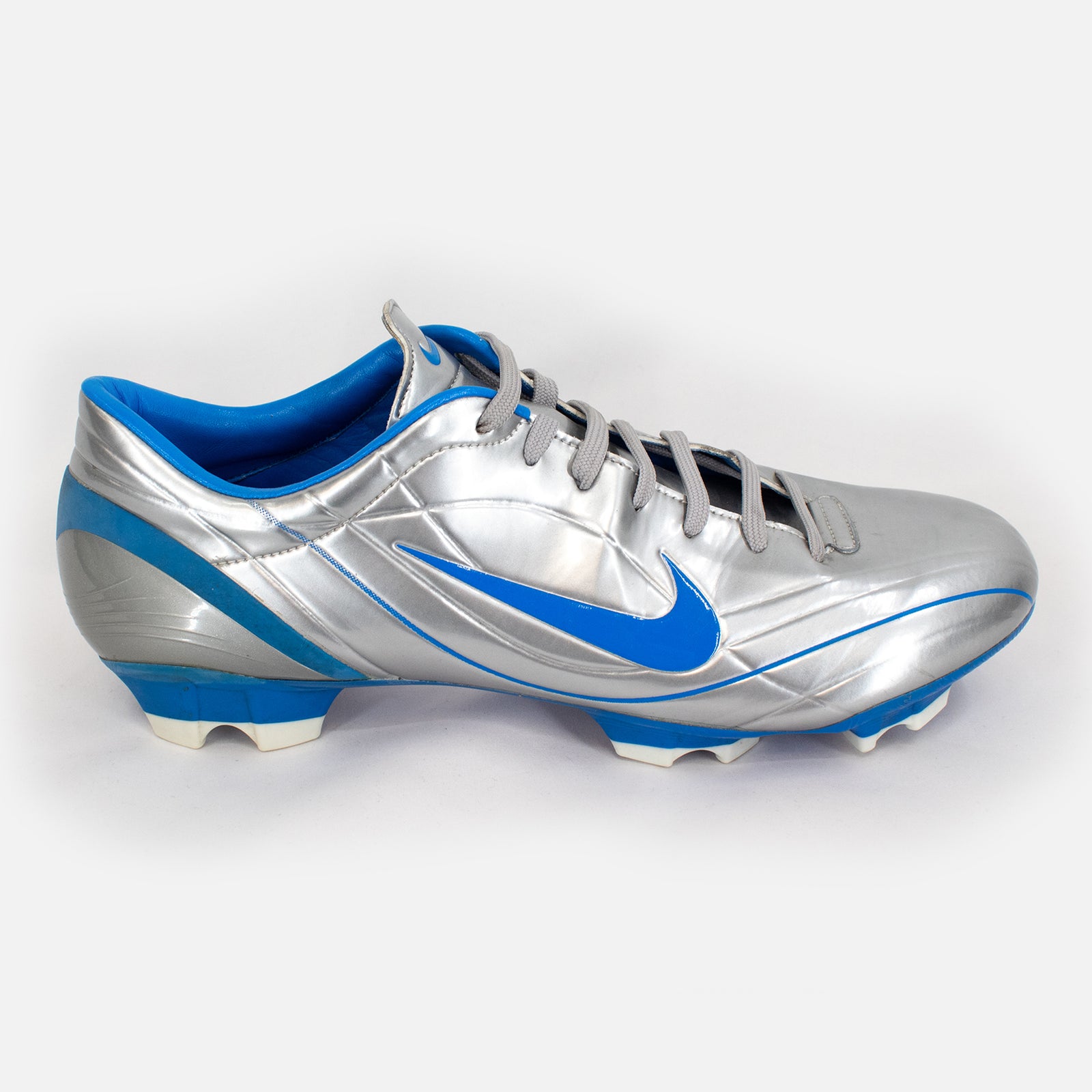 nike mercurial blue and silver