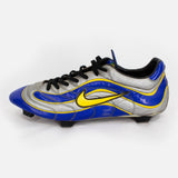 Nike Mercurial 1998 R9 Boots Silver/Blue/Yellow SG [Excellent] UK 9.5