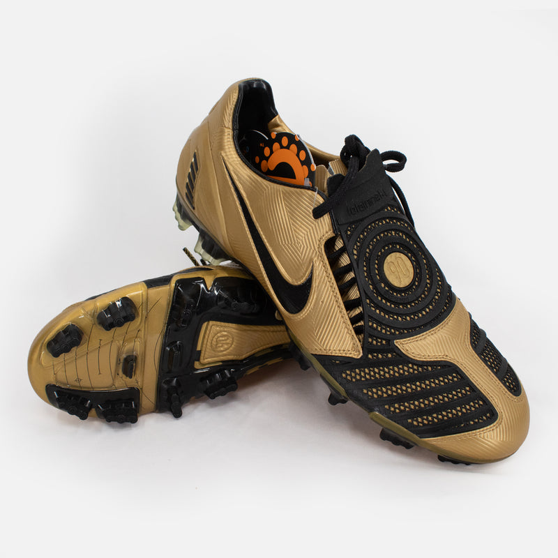 Nike T90 Laser II Gold/Black FG [New] UK 9