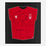 Framed Nottingham Forest Signed Shirt, Full Squad [Mini]