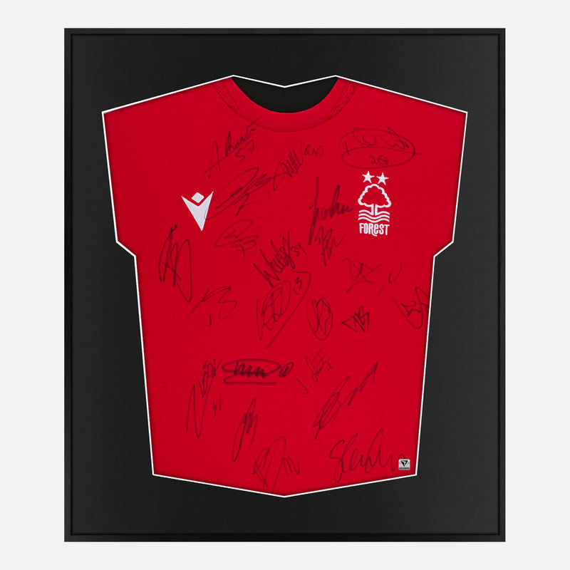 Framed Nottingham Forest Signed Shirt, Full Squad [Mini]