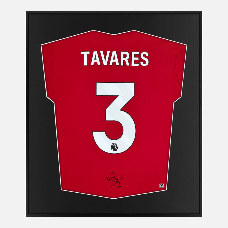 Framed Nuno Tavares Signed Nottingham Forest Shirt [Mini]