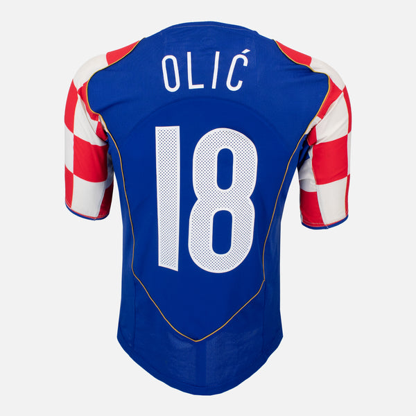 2004-05 Croatia Away Shirt Olić 18 [Perfect] S